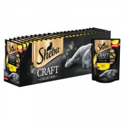 Sheba Craft корм консервированный для кошек сочные слайсы курицы кусочки в соусе