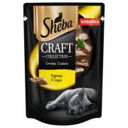 Sheba Craft корм консервированный для кошек сочные слайсы курицы кусочки в соусе