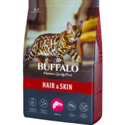 Mr.Buffalo HAIR & SKIN ADULT корм сухой для взрослых кошек с чувствительной кожей и шерстью, лосось