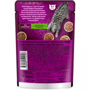Whiskas корм консервированный для взрослых кошек желе аппетитный микс говядина, язык, овощи 75г