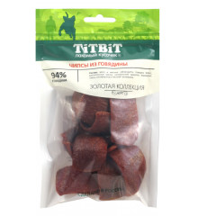 TiTBiT Золотая коллекция лакомство для собак Чипсы из говядины, для поощрения