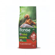 Monge Dog BWild GRAIN FREE беззерновой корм из мяса ягненка с картофелем для взрослых собак всех пород