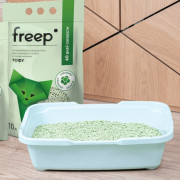 Freep Тофу Зелёный чай наполнитель для кошачьего туалета