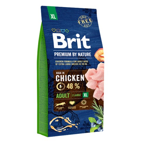 Brit Premium by Nature Adult XL для взрослых собак очень крупных пород
