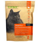 TiTBiT корм сухой для стерилизованных кошек, индейка