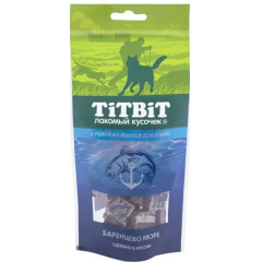 TiTBiT лакомство для собак Кубики из лосося, для поощрения, для игр