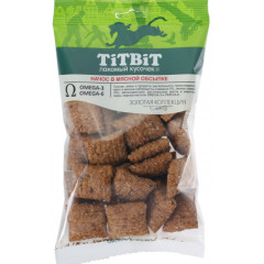 TiTBiT Золотая коллекция лакомство для собак Начос в мясной обсыпке, для поощрения