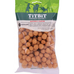 TiTBiT Золотая коллекция лакомство для собак Шарики с сыром, для поощрения