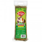 Happy Jungle Сено луговое разнотравье наполнитель, гигиеническая подстилка, лакомство для домашних животных