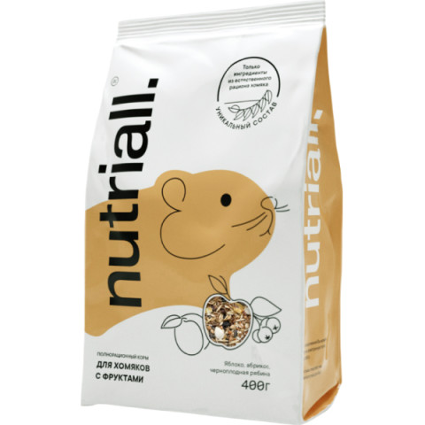 Nutriall Полнорационный корм для хомяков с фруктами