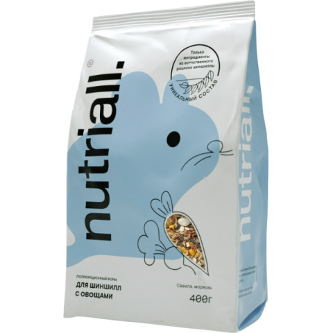 Nutriall Полнорационный корм для шиншилл с овощами