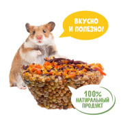 HAPPY JUNGLE Престиж Корзинки для грызунов мед+овощи 3 шт