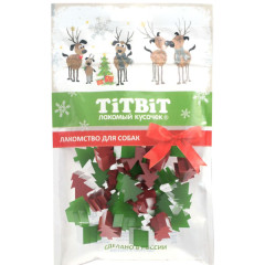 TiTBiT Новогодняя коллекция лакомство для собак Жевательный снек, для поощрения