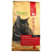 TiTBiT корм сухой для стерилизованных кошек, цыпленок