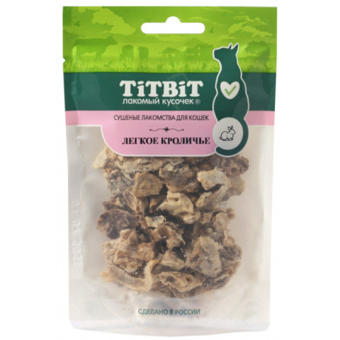 TiTBiT лакомство для кошек Легкое кроличье, для поощрения