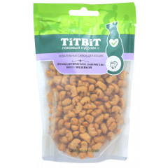 TiTBiT Dent лакомство профилактическое для кошек с индейкой, для снятия мягкого зубного налёта, снижения уровня зубного камня и массажа дёсен