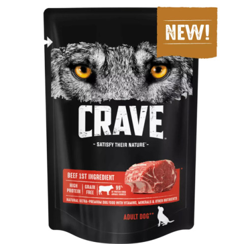 CRAVE Корм консервированный для взрослых собак Говядина
