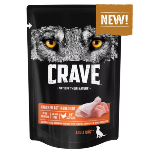 CRAVE Корм консервированный для взрослых собак Курица