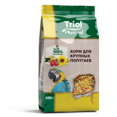 Triol корм Original для крупных попугаев
