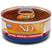 Farmina N&D PUMPKIN консервы беззерновые для кошек, курица, тыква и гранат