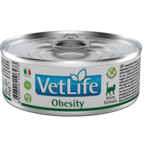 Farmina Vet Life Natural Diet Obesity консервы для кошек при ожирении