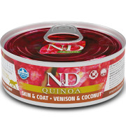 Farmina N&D QUINOA консервы беззерновые для кошек, оленина, кокос и киноа