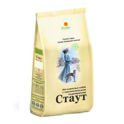 Стаут корм сухой для взрослых собак с чувствительным пищеварением