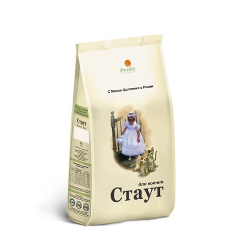 Стаут корм сухой для котят цыпленок/рис