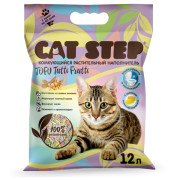 Cat Step Tofu Tutti Frutti растительный комкующийся наполнитель для кошачьего туалета