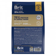 Brit Premium Dog Adult Medium корм сухой для собак средних пород, курица