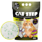 Cat Step Arctic Neon впитывающий силикагелевый наполнитель для кошачьего туалета