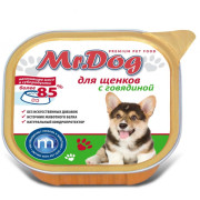 Mr.Dog консервы для щенков с говядиной