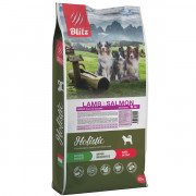Blitz Holistic Adult Lamb & Salmon All Breeds (Grain Free) корм сухой беззерновой для взрослых собак всех пород с ягненком и лососем