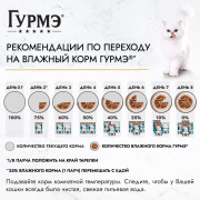 Влажный корм Гурмэ Перл Морской Дуэт для взрослых кошек, со вкусом креветки и лосося, нежное филе в соусе