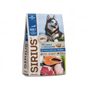 SIRIUS сухой корм для собак с повышенной активностью Три мяса с овощами