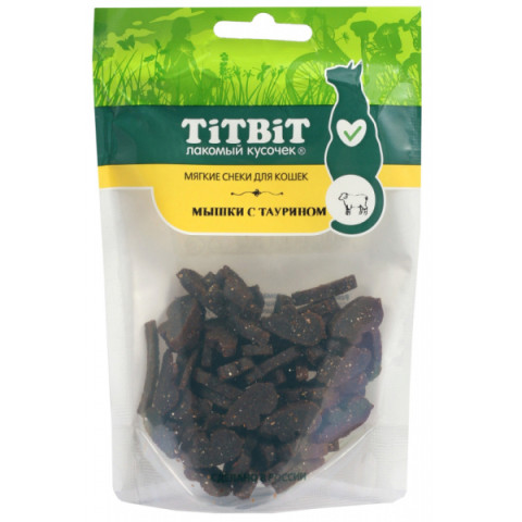 TiTBiT лакомство для кошек Мышки с таурином, для поощрения