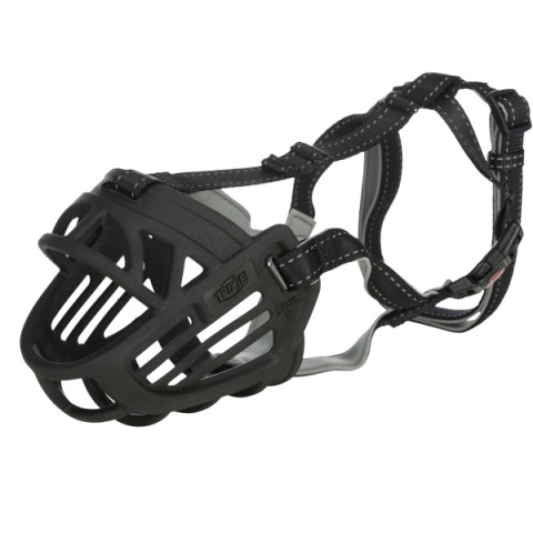 TRIXIE Намордник Muzzle Flex, черный, силикон