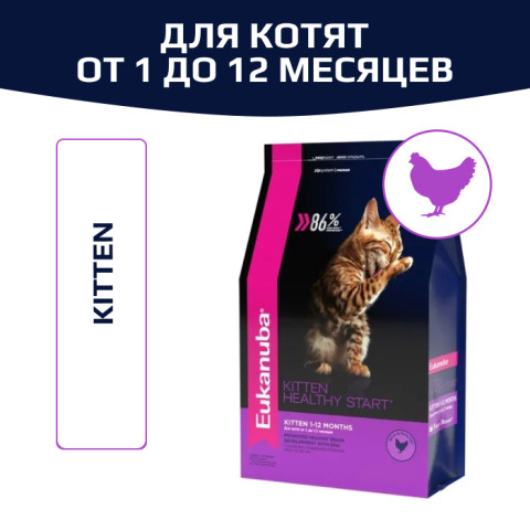 Eukanuba для котят с домашней птицей