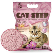 Cat Step Tofu Lotus комкующийся растительный наполнитель для кошачьего туалета