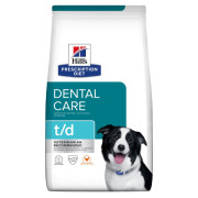 Hill's Prescription Diet Dental Care t/d корм сухой для собак лечение заболеваний полости рта, курица