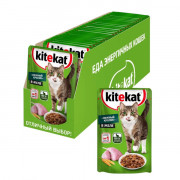 Kitekat корм консервированный для кошек нежный кролик в желе