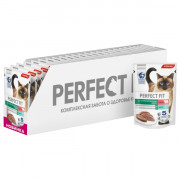 PERFECT FIT корм консервированный для стерилизованных кошек с говядиной, паштет