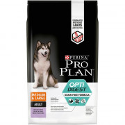 Pro Plan Optidigest Grain Free Formula корм сухой для взрослых собак средних и крупных пород с чувствительным пищеварением с индейкой