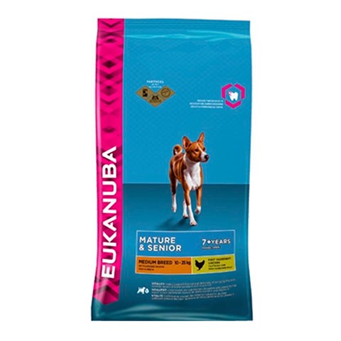 Eukanuba для пожилых собак средних пород