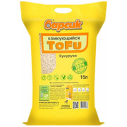 Барсик Tofu Кукурузный комкующийся наполнитель для домашних питомцев