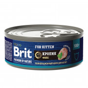 Brit Premium by Nature Kitten корм консервированный для котят, с мясом кролика