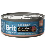 Brit Premium By Nature корм консервированный для собак мелких пород, с ягненком и гречкой