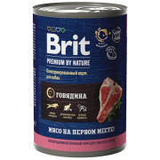 Brit Premium By Nature корм консервированный для собак всех пород, с говядиной