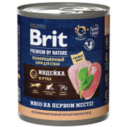 Brit Premium By Nature корм консервированный для собак всех пород, с индейкой и уткой