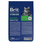 Brit Premium Cat Sterilised Chicken корм сухой для стерилизованных кошек, курица